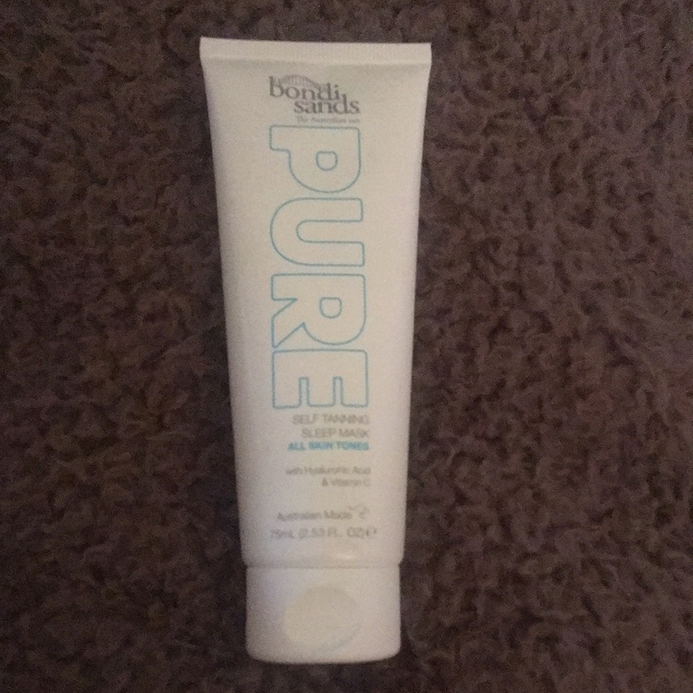 BONDI SANDS PURE Self Tanning Sleep Mask last days reapply as desired